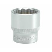 12-kampė galvutė, CrV, 1/ 2" 30mm