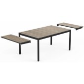 Deco Porto Nova Extendable 200-280 Walnut / Black