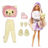 MATTEL Barbie Cutie Reveal liūtų serijos lėlė su mielais drabužiais HKR06