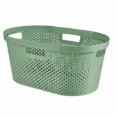 Basket Infinity perdirbtas žalias 40L 59x39x27cm