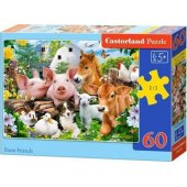 Castorland Puzzle 60 Farm Friends CASTOR