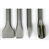 silver SDS chisel set of 4pcs. / SILVER EX0548