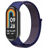 Mi Band 8 / 9/ NFC nailoninis kilpinis dirželis, tamsiai mėlynas
