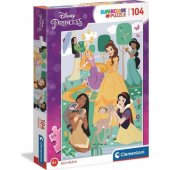 Clementoni Puzzle 104 pieces Super Color Disney Princesses