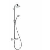 Shower system with thermostat Croma 160 1jet/ Croma 100 Vario, h