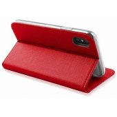 Magnetinis dėklas-knygutė Samsung Galaxy A34 5G, raudonas