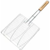Campingaz Grill grate for grilling 3 Fish with wooden handle (052-L000