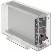 42624 2.5/ 3.5" SATA USB-C skaidrus
