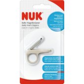 NUK nagų kirpimo žnyplutės, baltos