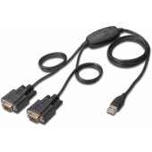 Digitus adapteris USB į 2x Serial RS232