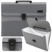 Folder Folder Organizer for Documents, 13 Compartments, Gray, A4, Hold