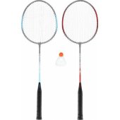 Nils Extreme NRZ002 STEEL / badmintono rinkinys 2 raketės + skraidukas NR