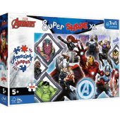 Trefl Puzzle 104 pieces Super Shapes XL Favorite Avengers