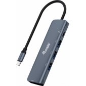 133487 Hub USB-C 100W PD HDMI Grey