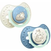 Silicone Dynamic Soother 6-18m Night&Day 22/ 915 Boy