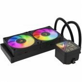 V240 Lite ARGB 120mm Liquid Cooler VK-AIOVL240B black