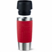 Emsa TRAVEL MUG Classic Thermo Mug (dark red/ stainless steel, 0.36 lit
