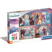 Clementoni CLE puzzle 4in1 SuperColor Frozen 21518