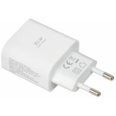 C-37 20W USB-C to Lightning cable / USB-A + USB-C White