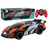 Remote Controlled Sports Car RC 1:10 Orange Speed ​​up to 25 km/ h