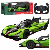 Lamborghini SC63 nuotoliniu būdu valdomas RC lenktyninis automobilis Rastar, žalias 1:14