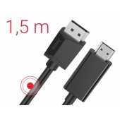 HAMA4K15 DisplayPort HDMI Cable 1,5m Black