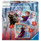 3 viename Disney Frozen 2 dėlionė