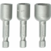 Magnetic socket bit set 8,10,13x48mm 1/ 4"