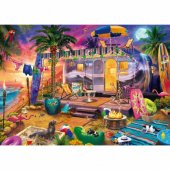 Schmidt Spiele Jeff Haynie: With the caravan by the sea, Puzzle 1000 p