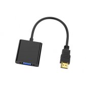 Adapter HDMI VGA FHD 60Hz 0.25m Black