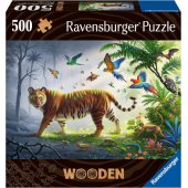 Ravensburger Wooden Puzzle Tiger in the Jungle (505 pieces)