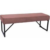 Bench MYLA vintažinė rožinė velvetinė