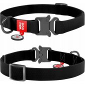 _8092067 WAU DOG vandeniui atsparus antkaklis M 2,0/ 28-40cm PVC juodas