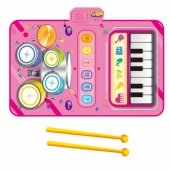 Interactive Musical Dance Mat Educational Drums Piano 2 in 1