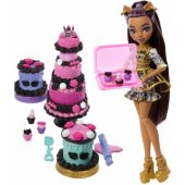 Mattel Monster High šiurpiai gražus gimtadienio torto rinkinys, lėlė