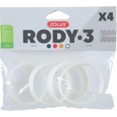 Zolux ZOLUX RODY3 jungtys, 4 vnt., baltos