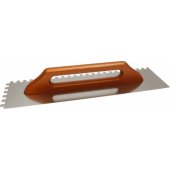 EPM nerūdijančio plieno mentelė medine rankena 130x380mm dantis 10 (E-313-8384)