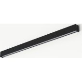 Sieninis šviestuvas KINKIET STRAIGHT 1X22W LED JUODAS 7595