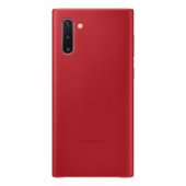 "Leather Cover Galaxy Note 10 (EF-VN970LRE)" Raudonas