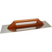 EPM nerūdijančiojo plieno glaistyklė su medine rankena 130x380mm lygi (E-313-8380)
