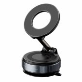 X68 Universal Car phone holder with vacuum suction and magnetic bracke