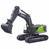 Huina Metal Crawler Excavator Green 1:50