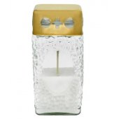 Candle white 13x6x6cm