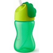 Avent žalias puodelis su šiaudeliu 300ml (SCF798/ 01)