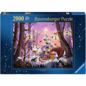 Ravensburger dėlionė - Kalėdos miške, 2000 detalių