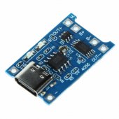 LI-ION BATTERY CHARGING MODULE CHAR-4056-18650/ USB-C