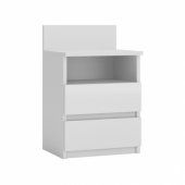Topeshop Szafka nocna malwa m1 biel