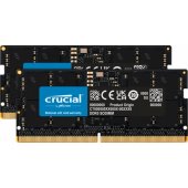 Black 2x24GB DDR5 5600MHz SODIMM CT2K24G56C46S5