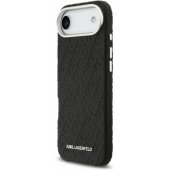 Grained PU Repeated Logo MagSafe Case iPhone Air Black