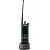 DM-32E HTQ DMR radijas + aviacijos juosta, juoda/ žalia